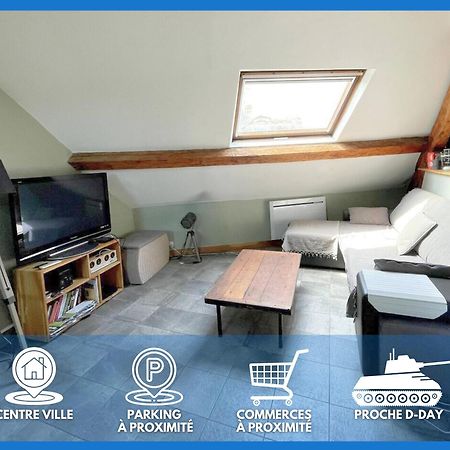 Les Combles De L Aure Grand Studio Cosy Confortable Classe 3 Etoiles Centre Bayeux 2 Mn A Pied Cathedrale Proche Plages Du Debarquement Zewnętrze zdjęcie