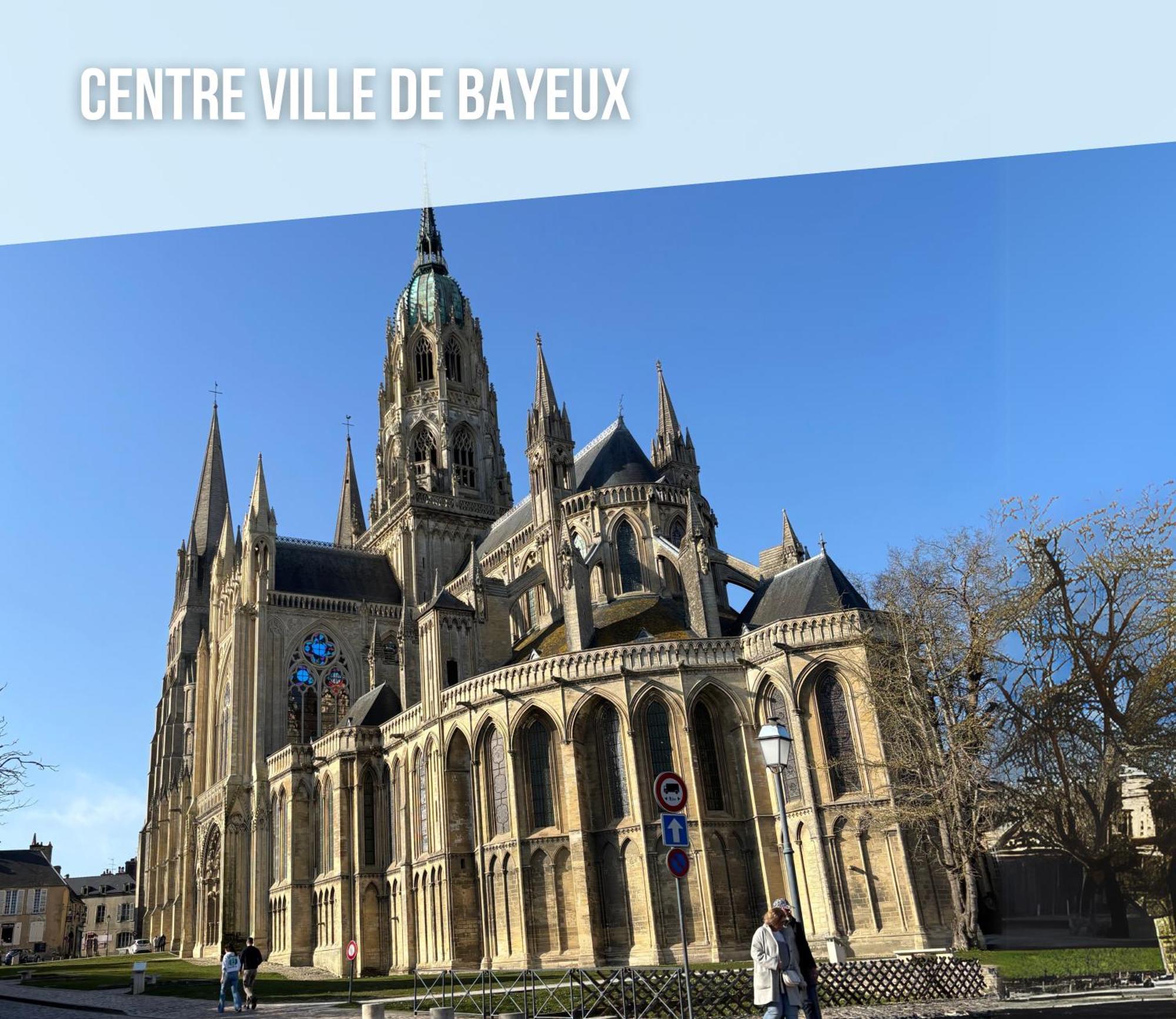 Les Combles De L Aure Grand Studio Cosy Confortable Classe 3 Etoiles Centre Bayeux 2 Mn A Pied Cathedrale Proche Plages Du Debarquement Zewnętrze zdjęcie