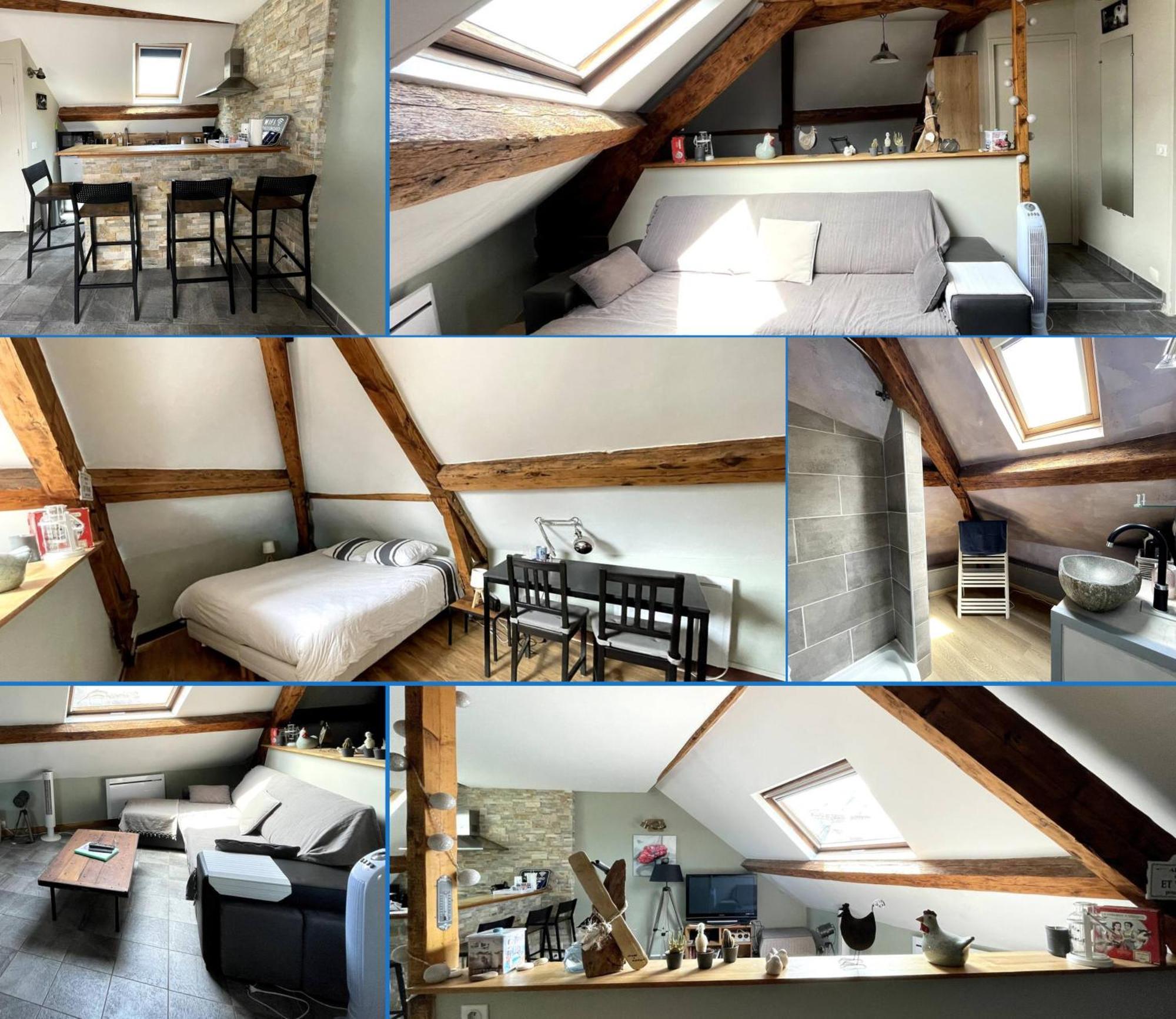 Les Combles De L Aure Grand Studio Cosy Confortable Classe 3 Etoiles Centre Bayeux 2 Mn A Pied Cathedrale Proche Plages Du Debarquement Zewnętrze zdjęcie